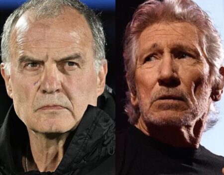 Show de Roger Waters molestó a Marcelo Bielsa en la previa de Uruguay vs Bolivia