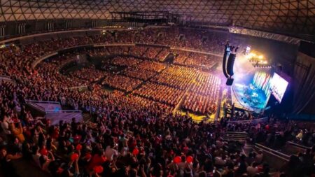 Movistar Arena coronado como el tercer recinto que más tickets vendió para conciertos este 2023 Recinto