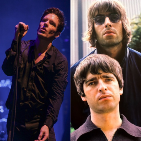 The Killers recrea una icónica portada de Oasis