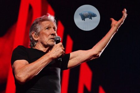 Roger Waters sorprende en Londres con el cerdo de «Animals» flotando en apoyo a Palestina roger waters
