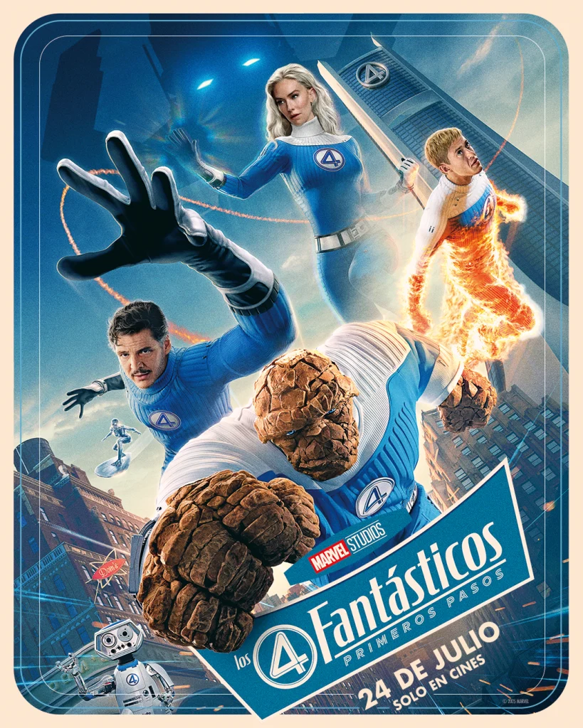 Presentan nuevo tráiler de Los Cuatro Fantásticos a un mes del estreno.